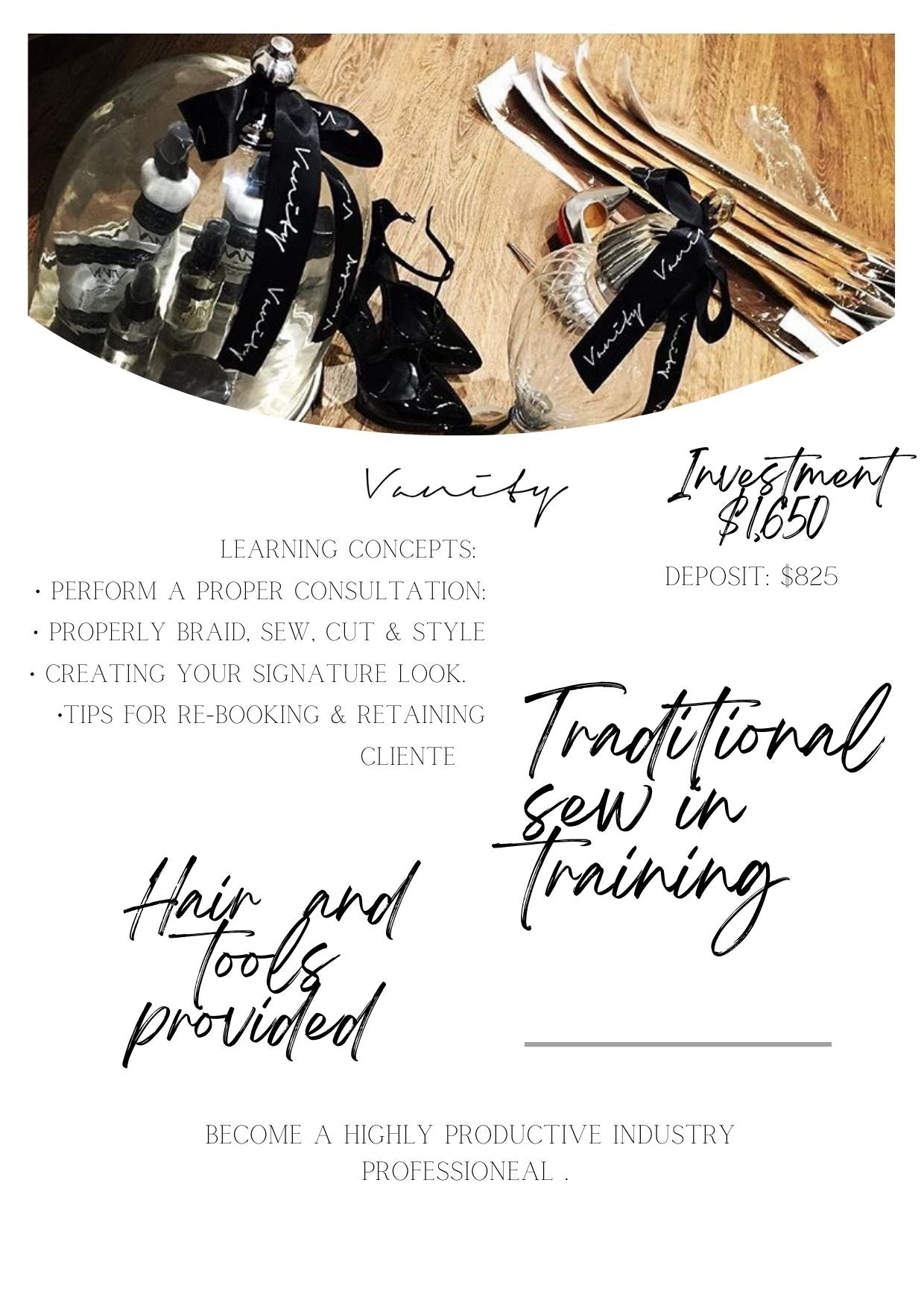 Traditional sew-in Training (Mondays)