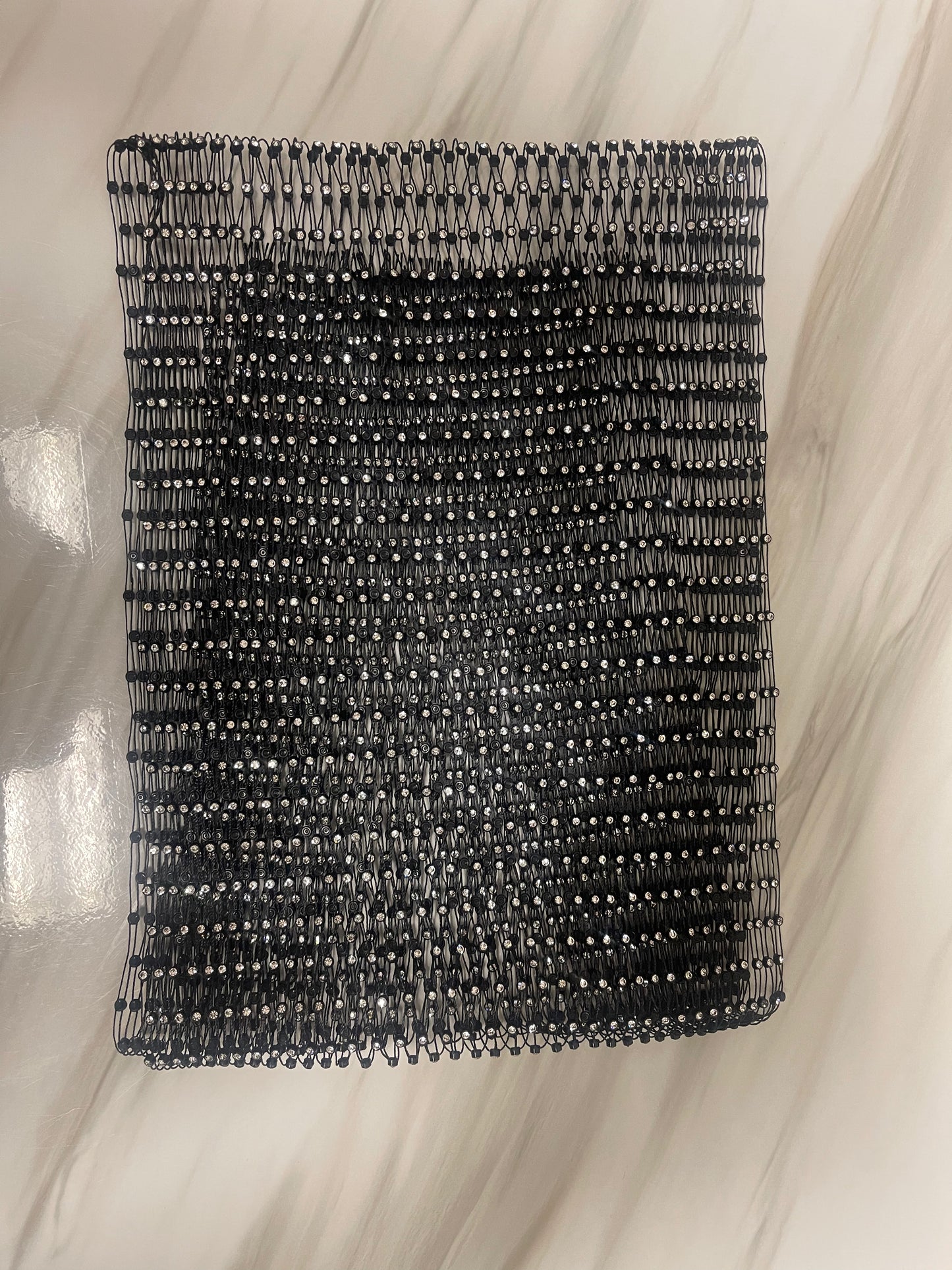 BLACK BLING head scarf