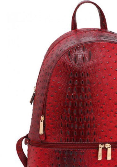 OSTRICHES backpack & wallet