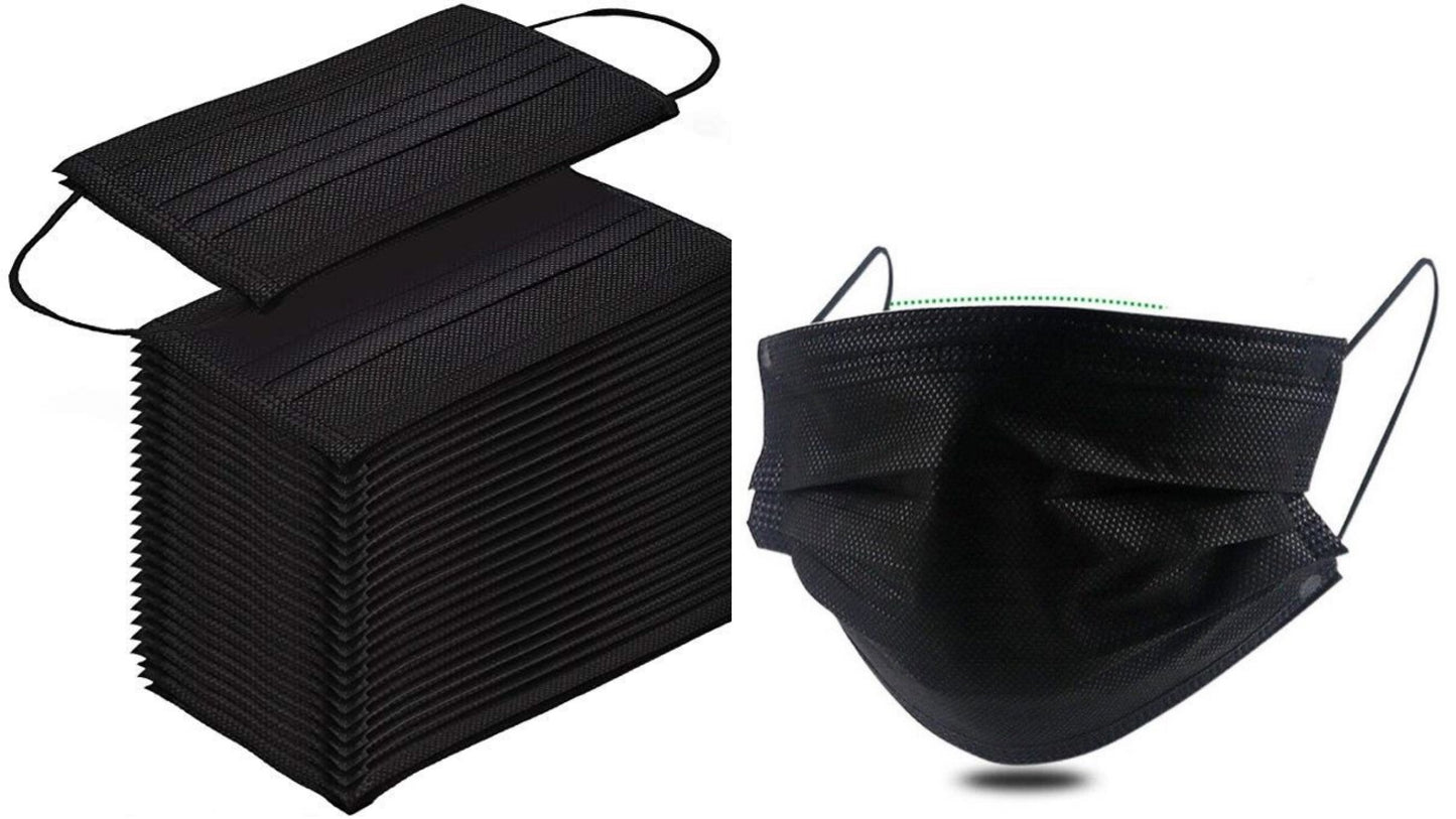 BLACK surgical masks 10pk