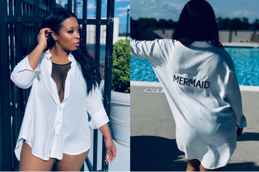 MERMAID cover up vs top