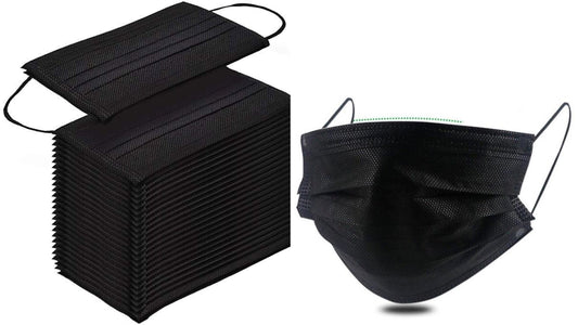 BLACK surgical masks 10pk